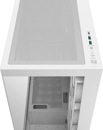 Корпус Deepcool CG580 4F WH белый без БП ATX 6x120mm 3x140mm 2xUSB3.0 audio bott PSU