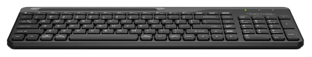 Клавиатура A4Tech FK25 черный/серый USB slim (FK25 BLACK) кабель 1.5м