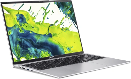 Ноутбук Acer Aspire Lite AL16-54P-566Z Core 5 120U 16Gb SSD512Gb Intel Graphics 16" IPS WUXGA (1920x1200) без ОС silver WiFi BT Cam 5100mAh (NX.D76CD.005)