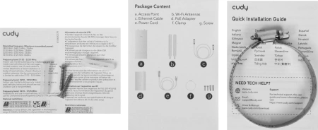 Точка доступа Cudy AP1300 Outdoor AC1200 10/100/1000BASE-TX белый