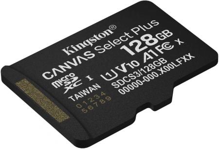 Флеш карта microSDXC 128GB Kingston SDCS3/128GBSP Canvas Select Plus V10 A1 w/o adapter