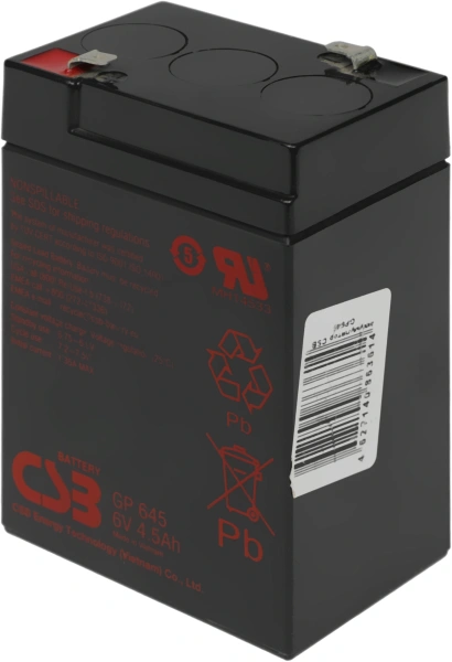 Батарея для ИБП CSB GP645 6В 4.5Ач