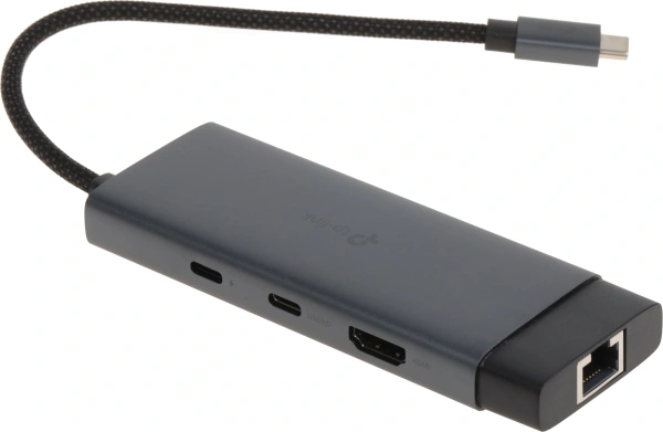 Разветвитель USB-C TP-Link UH6120C 2порт. серый