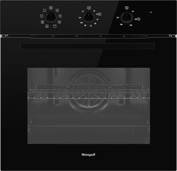 Духовой шкаф Электрический Weissgauff EOM 208 PDB Steam Clean черный
