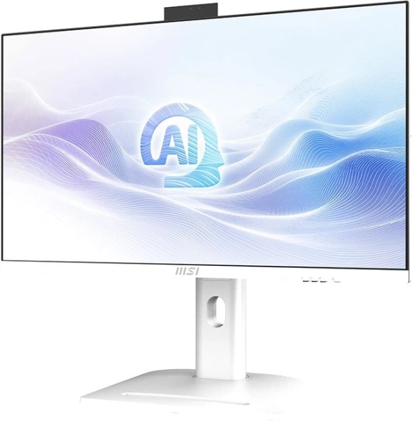 Моноблок MSI Modern AM273QP AI 1UM-273XRU 27" WQHD Core Ultra 7 155U (1.7) 16Gb SSD1Tb Graphics CR без ОС 2.5xGbitEth WiFi BT 120W клавиатура мышь Cam белый 2560x1440