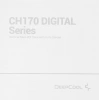Корпус Deepcool CH170 Digital белый без БП miniITX 6x120mm 2xUSB3.0 audio bott PSU