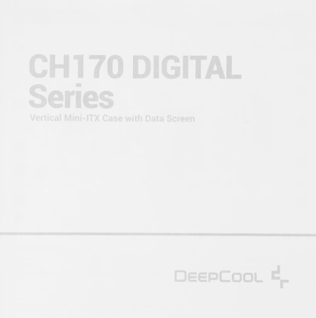 Корпус Deepcool CH170 Digital белый без БП miniITX 6x120mm 2xUSB3.0 audio bott PSU