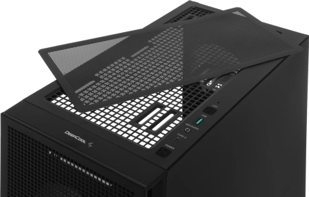 Корпус Deepcool CH360 черный без БП mATX 7x120mm 3x140mm 1xUSB3.0 audio bott PSU