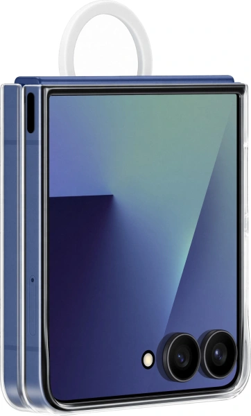 Чехол (клип-кейс) Samsung для Samsung Galaxy Z Flip7 Ring Case Z Flip7 прозрачный (EF-QF766CTEGRU)