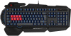 Клавиатура A4Tech Bloody B318 черный USB Multimedia for gamer LED (подставка для запястий) (B318) кабель 1.8м