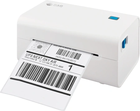 Термопринтер G&G GG-D420 203dpi 152мм/с/USB для печ.накл. белый