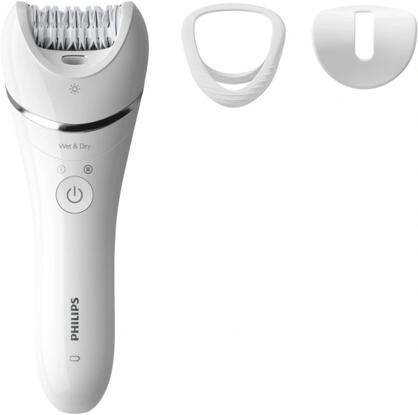 Эпилятор Philips BRE700/00 скор.:2 насад.:3 от аккум. белый