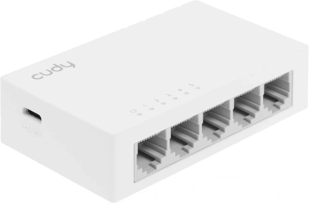 Коммутатор Cudy GS105U (L2) 5x1Гбит/с неуправляемый