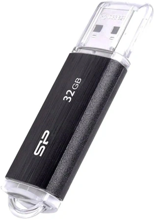 Флеш Диск Silicon Power 32Gb Ultima U02 SP032GBUF2U02V1K USB2.0 черный