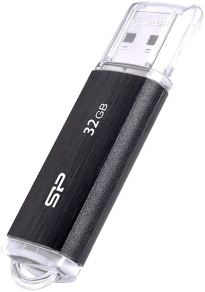 Флеш Диск Silicon Power 32Gb Ultima U02 SP032GBUF2U02V1K USB2.0 черный