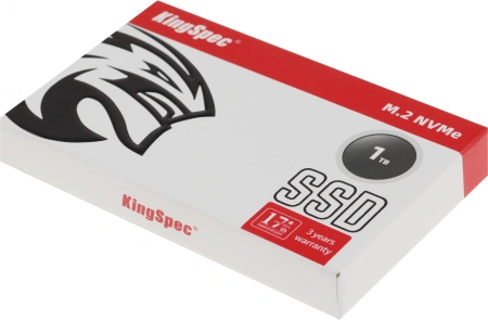 Накопитель SSD Kingspec PCIe 3.0 x4 1TB NX-1TB M.2 2280 0.9 DWPD