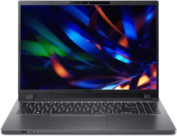 Ноутбук Acer TravelMate P2 TMP216-51-G2 Core i5 1335U 16Gb SSD512Gb Intel Iris Xe graphics 16" IPS WUXGA (1920x1200) без ОС black WiFi BT Cam (NX.BDDCD.001)