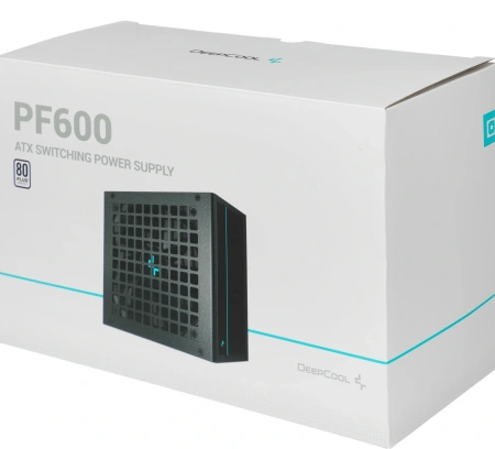 Блок питания Deepcool ATX 600W PF600 V2 80 PLUS WHITE (20+4pin) APFC 120mm fan 6xSATA RTL