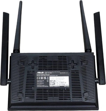Роутер беспроводной Asus RT-AX52 AX1800 10/100/1000BASE-TX черный
