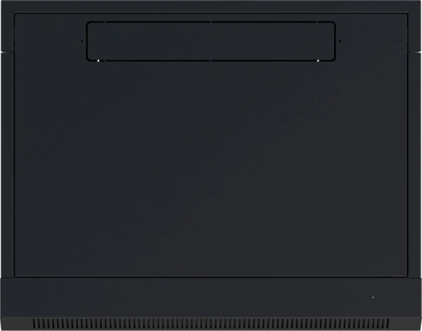 Шкаф коммутационный NTSS NTSS-W9U6045GS-BL настенный 9U 570x450мм пер.дв.стекл 60кг черный 350мм 20.1кг 220град. 370мм IP20 сталь