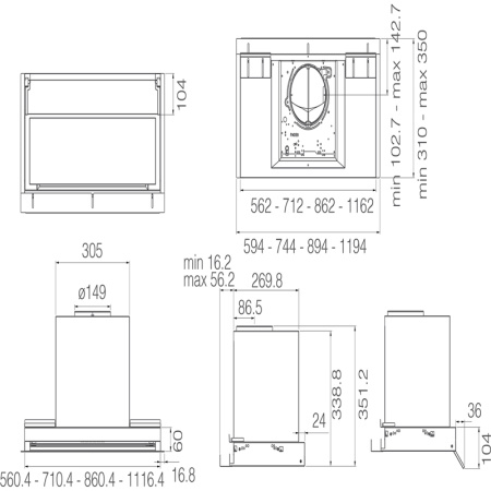 ELICA BOXIN ADV PLUS IX/A/90 PRF0195520