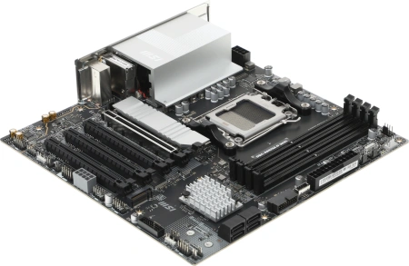 Материнская плата MSI PRO B850M-P WIFI Socket AM5 AMD B850 4xDDR5 mATX AC`97 8ch(7.1) 5Gigabit RAID+HDMI+DP