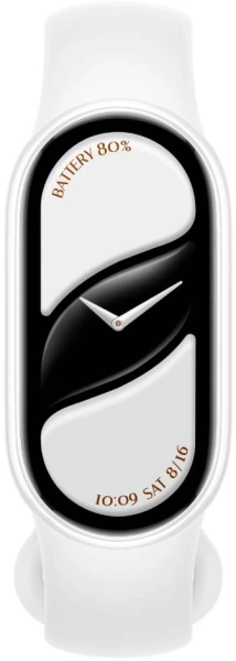 Фитнес-трекер Xiaomi Smart Band 10 AMOLED корп.:белый рем.:белый (BHR07Y5GL)