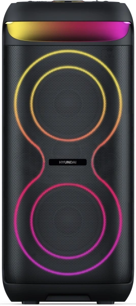 Минисистема Hyundai H-MC1237 черный 40Вт FM USB BT micro SD