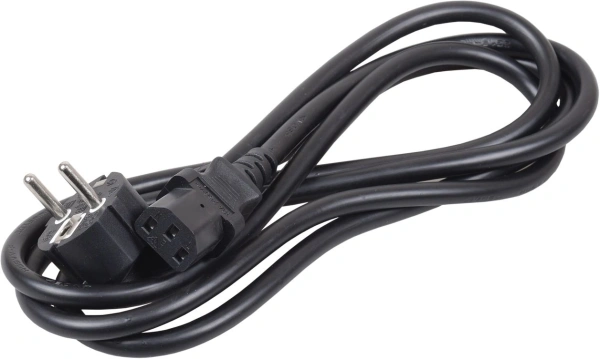 Шнур питания ITK PC-C13D-5M C13-Schuko проводник.:3x1.5мм2 5м 230В 10А (упак.:1шт) черный