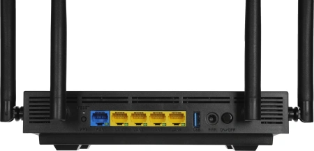 Роутер беспроводной Netis N6 AX1800 10/100/1000BASE-TX/4G ready черный