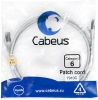 Патч-корд Cabeus PC-FTP-RJ45-CAT.6-2M-LSZH F/UTP RJ-45 вил.-вилка RJ-45 кат.6 2м серый LSZH