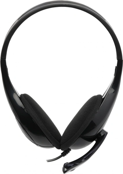 Наушники с микрофоном A4Tech HS-9 черный 1.8м накладные оголовье (HS-9 (BLACK))