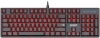 Клавиатура Defender Gk-596 механическая черный USB for gamer LED (45596) кабель 1.5м