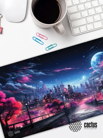 Коврик для мыши Cactus Fantasy space 900x400x3мм (CS-MP-PRO14XXL)