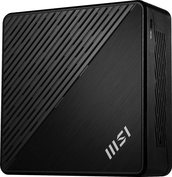 Неттоп MSI Cubi N ADL-019RU N100 (0.8) 4Gb SSD128Gb UHDG Windows 11 Pro 2xGbitEth WiFi BT 65W черный (9S6-B0A911-220)
