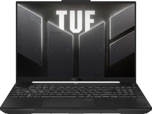 Ноутбук Asus TUF Gaming F16 FX607VJ-RL013 Core 5 210H 16Gb SSD512Gb NVIDIA GeForce RTX 3050 6Gb 16" IPS FHD+ (1920x1200) без ОС grey WiFi BT Cam (90NR0MZ6-M000F0)