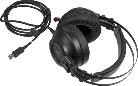 Наушники с микрофоном A4Tech Bloody G525 черный 2м мониторные оголовье (G525 BLACK)