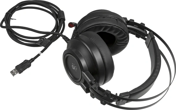 Наушники с микрофоном A4Tech Bloody G525 черный 2м мониторные оголовье (G525 BLACK)