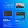 Монитор Dahua 23.8" DHI-LM24-B200S черный VA LED 5ms 16:9 HDMI M/M матовая 3000:1 250cd 178гр/178гр 1920x1080 100Hz VGA FHD 2.74кг