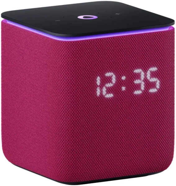 Умная колонка Yandex Станция Миди Алиса малиновый 24W 1.0 BT/Wi-Fi 10м (YNDX-00054PNK)