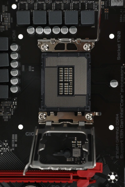 Материнская плата Gigabyte B760M GAMING DDR4 Soc-1700 Intel B760 2xDDR4 mATX AC`97 8ch(7.1) 2.5Gg RAID+VGA+HDMI+DP