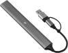 Разветвитель USB-C + USB-A Digma DHUB-7USB-AC-3.0 7порт. серебристый