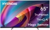 Телевизор LED Hyundai 65" H-LED65BU7100 WebOS Frameless Metal серый/серый 4K Ultra HD 60Hz MEMC DVB-T DVB-T2 DVB-C DVB-S DVB-S2 USB WiFi Smart TV