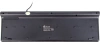 Клавиатура Оклик 490ML черный USB slim Multimedia LED