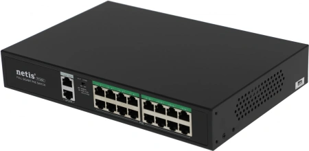 Коммутатор Netis P116GC (L2) 18x1Гбит/с 16PoE+ 240W неуправляемый