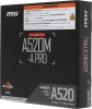 Материнская плата MSI A520M-A PRO Soc-AM4 AMD A520 2xDDR4 mATX AC`97 8ch(7.1) GbLAN RAID+DVI+HDMI