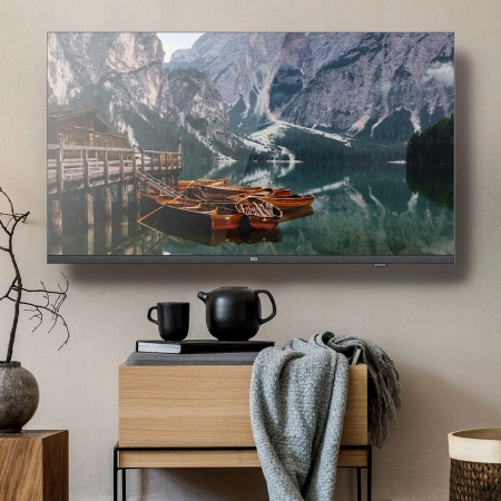 Телевизор LED BQ 50" 50FS32B Frameless черный/черный 4K Ultra HD 60Hz DVB-T DVB-T2 DVB-C DVB-S2 3D USB WiFi Smart TV