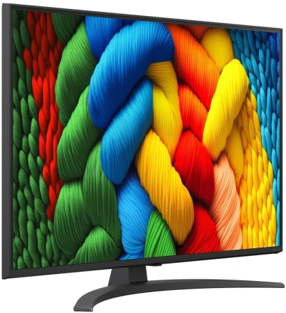 Телевизор LED LG 43" 43NANO81A6A.ARUG черный 4K Ultra HD 60Hz DVB-T DVB-T2 DVB-C DVB-S DVB-S2 USB WiFi Smart TV