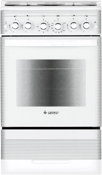 Плита Газовая Gefest ПГ 5300-02 0040 белый реш.чугун
