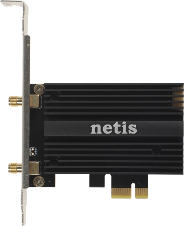Сетевой адаптер Wi-Fi + Bluetooth Netis F1 AX3000 PCI Express (ант.внеш.съем) 2ант.